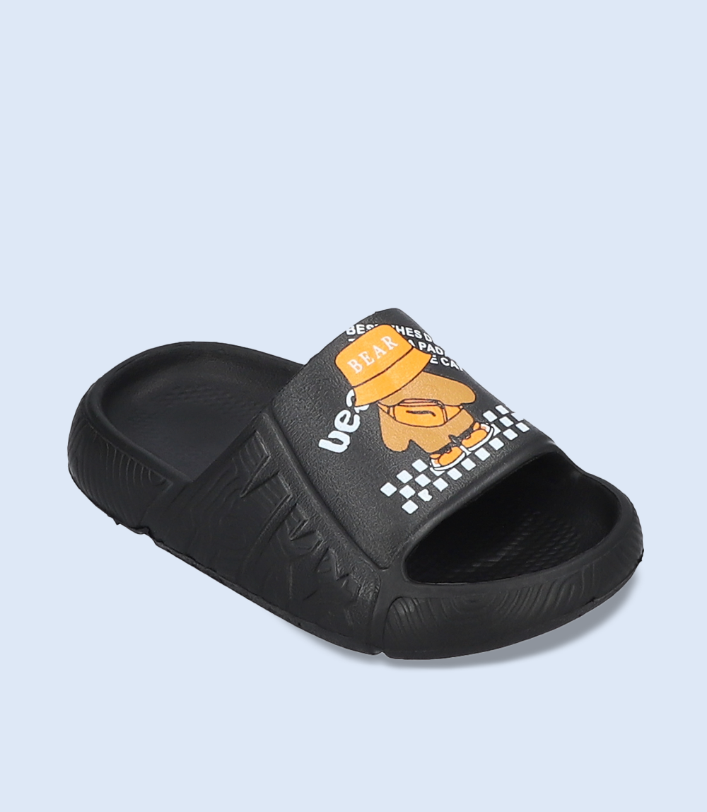 Boys Casual Slippers - KB0055 BLACK