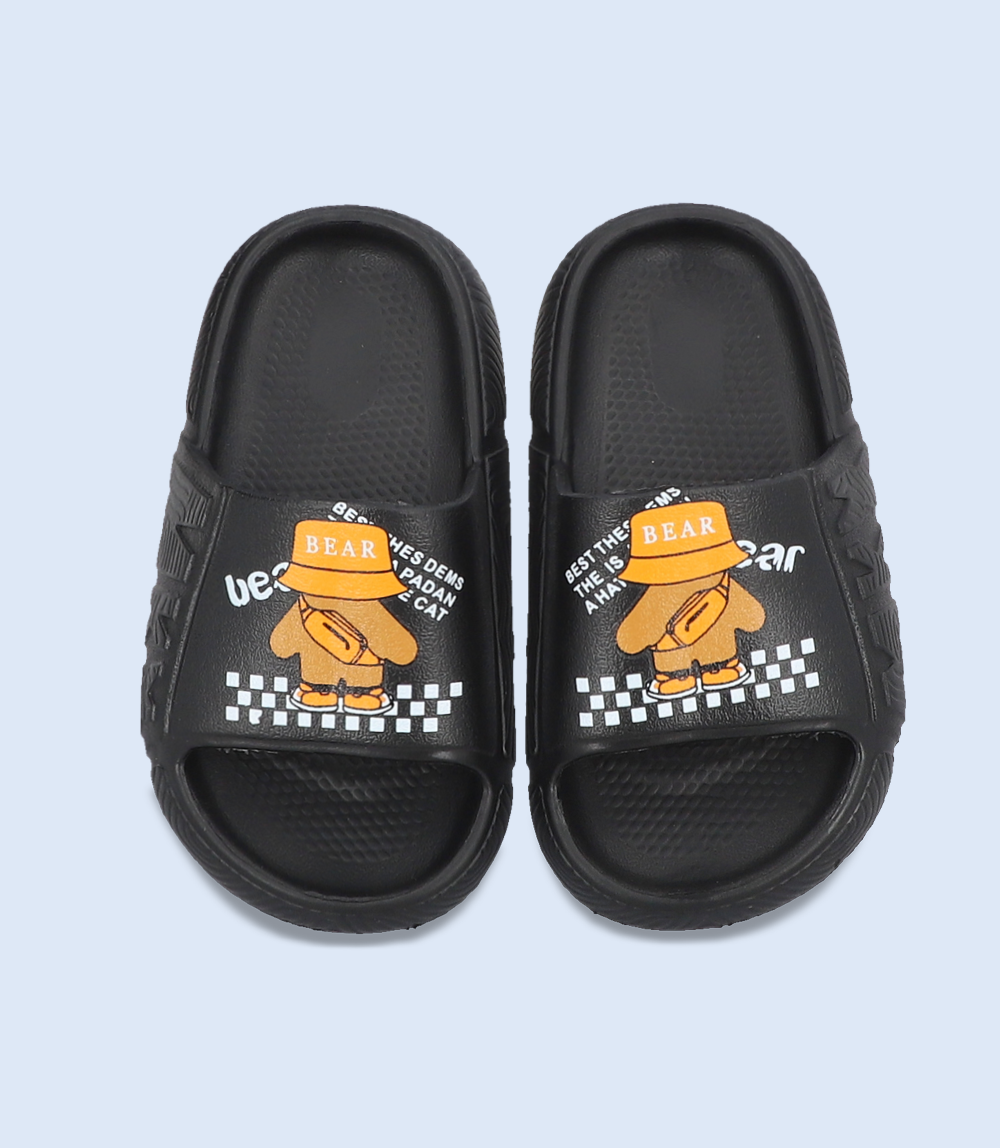 Boys Casual Slippers - KB0055 BLACK