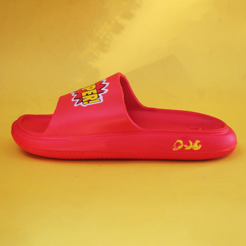 Boy's Red Soft Slippers