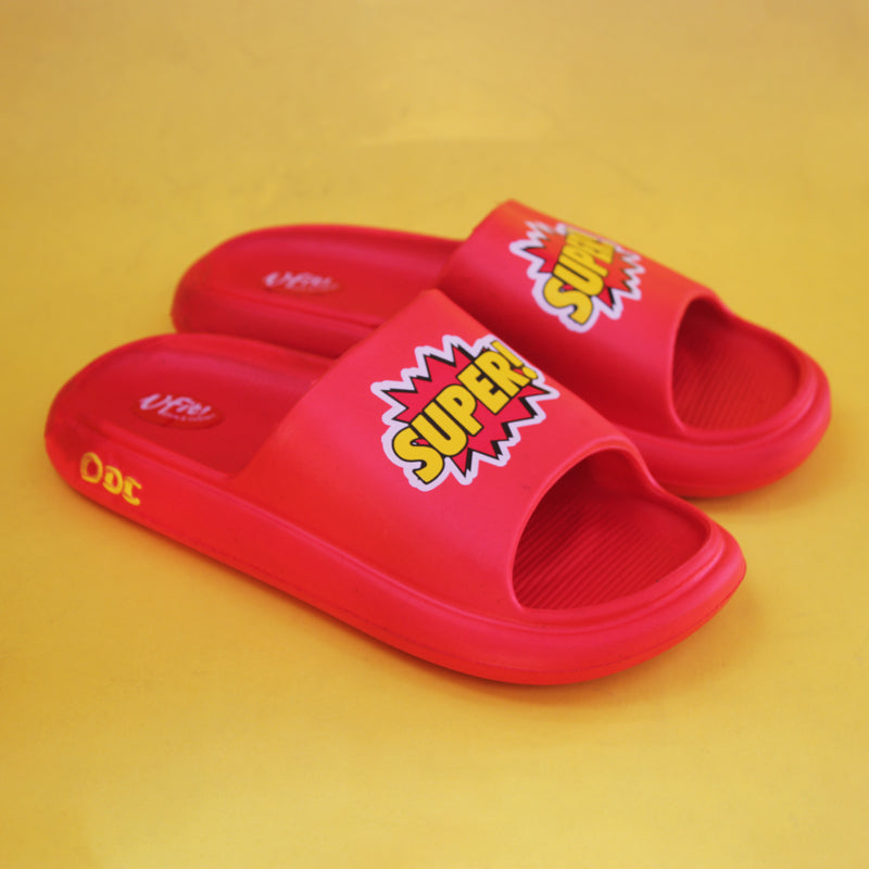 Boy's Red Soft Slippers