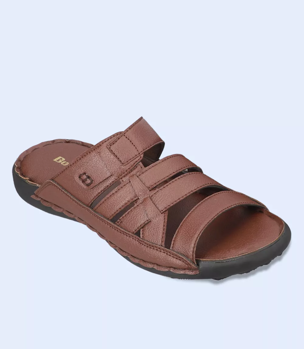 Brown Men's Casual Slip-On Slipper - BM5493