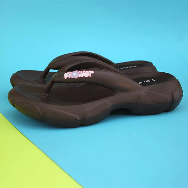 Brown Women's Soft Slippers