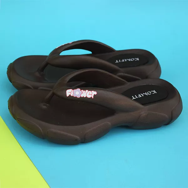 Brown Women's Soft Slippers