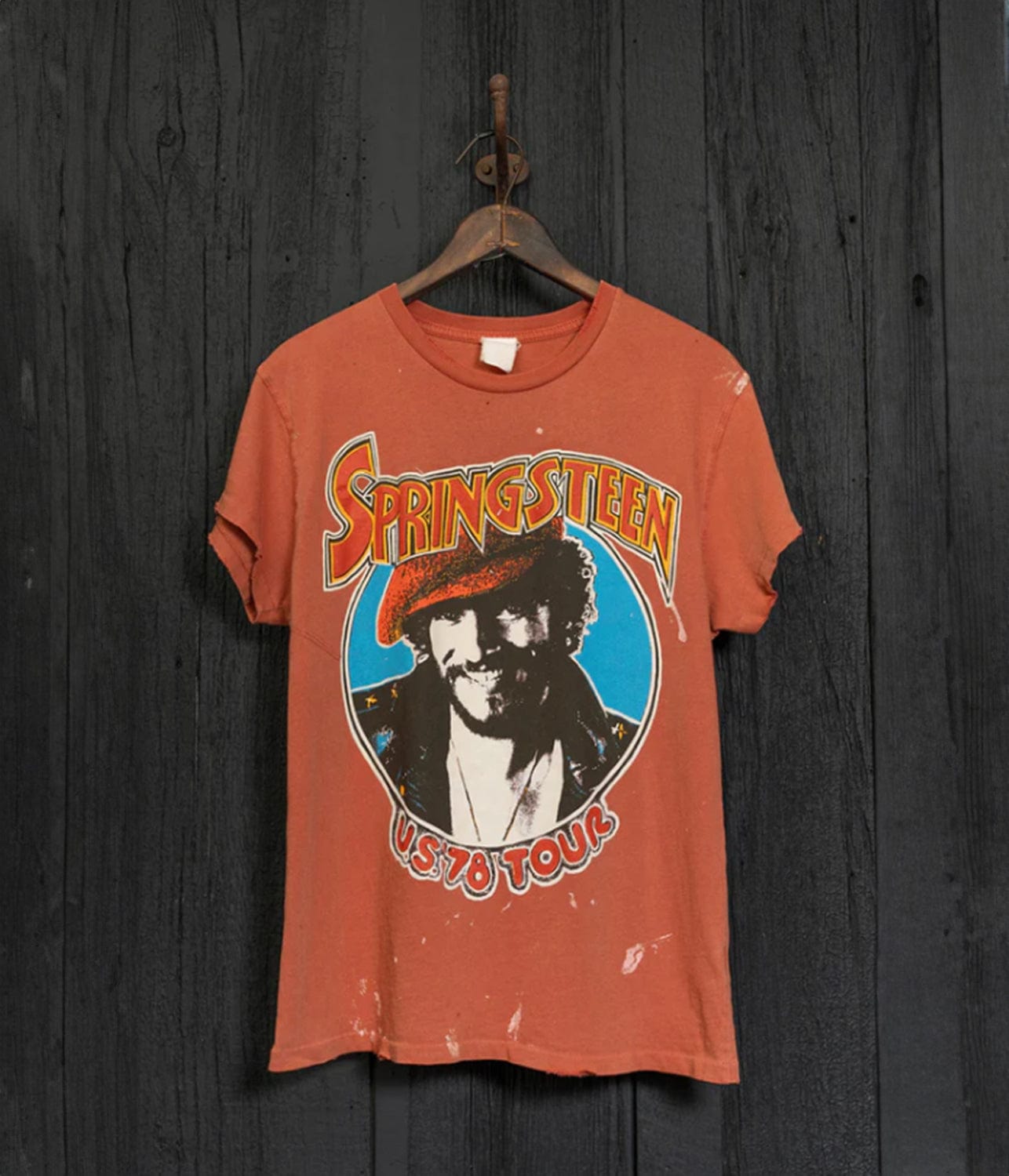 Bruce Springsteen 1978 Tour T-Shirt - Rust