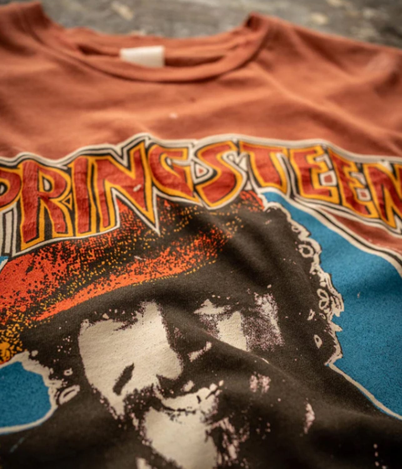 Bruce Springsteen 1978 Tour T-Shirt - Rust