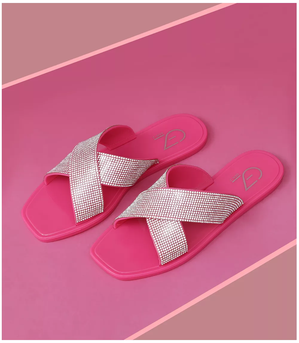 BW7104 FUSCHIA Women Casual Slipper