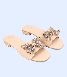 BW7378 NUDE Slipper for Women Casual