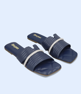 BW7394 Women Casual Slipper - Blue