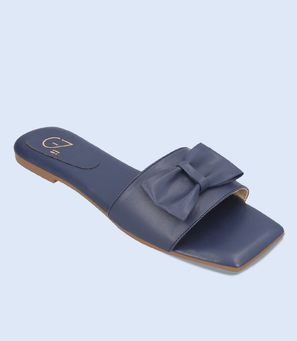 BW7455 BLUE Women Casual Slipper