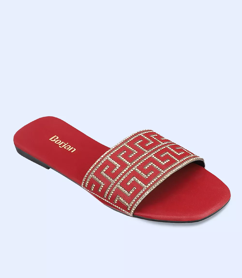 BW7482 Maroon Women Slipper Casual