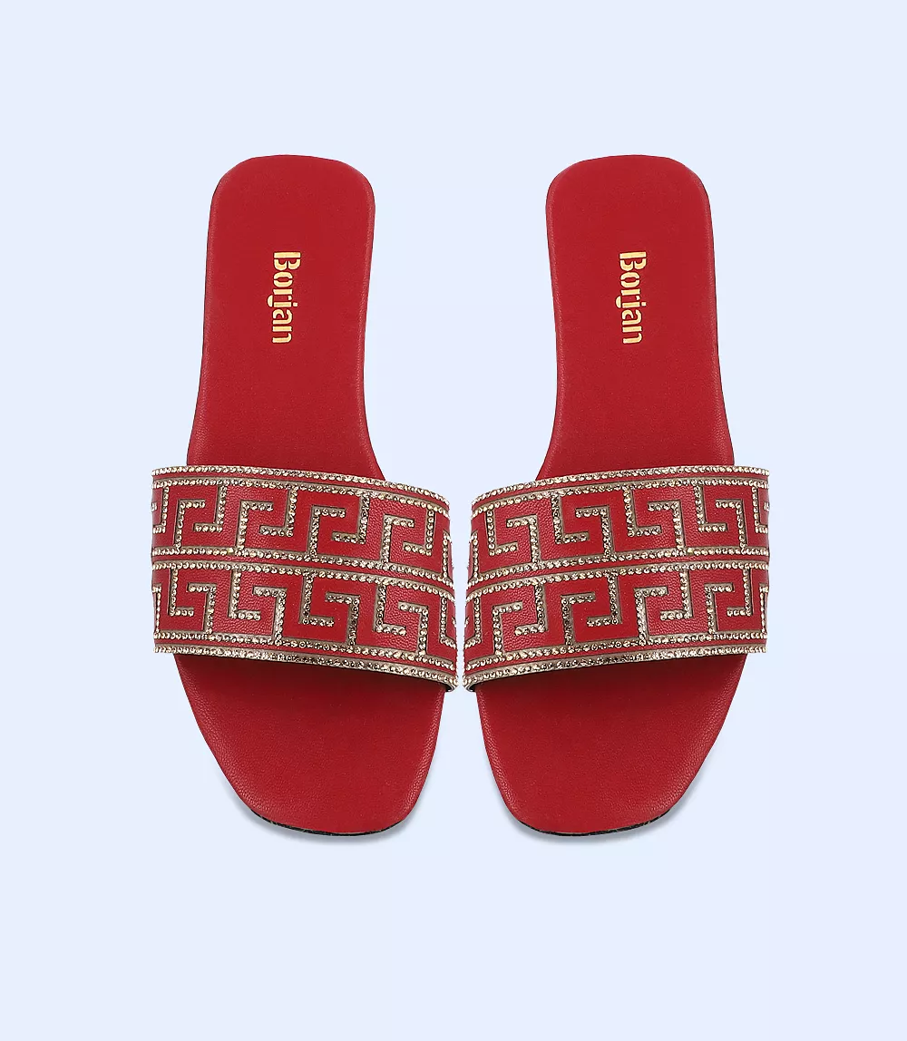 BW7482 Maroon Women Slipper Casual