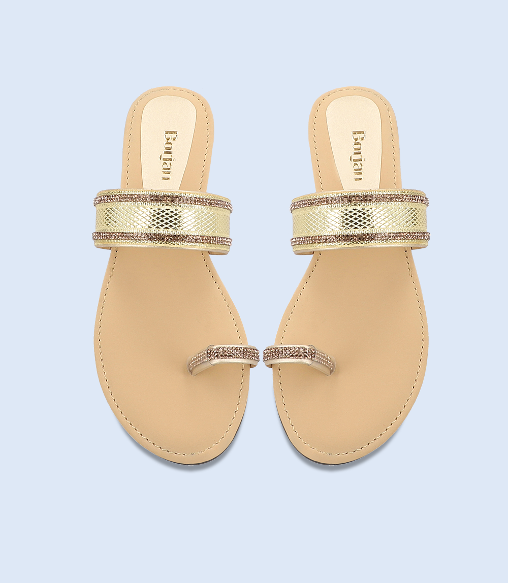 BW7493-GOLDEN-Casual Women Slipper