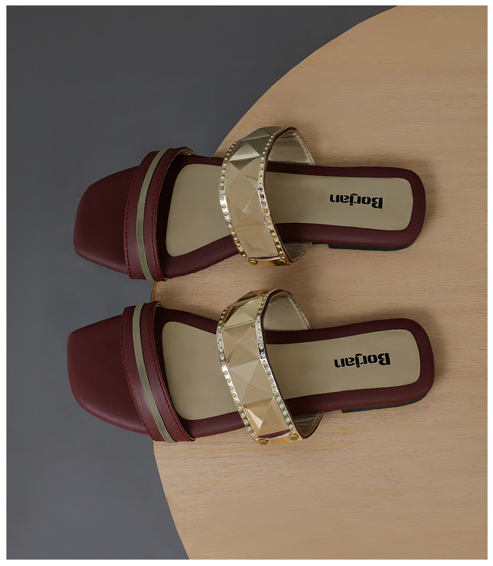 BW8041 Women Slipper Maroon - Casual