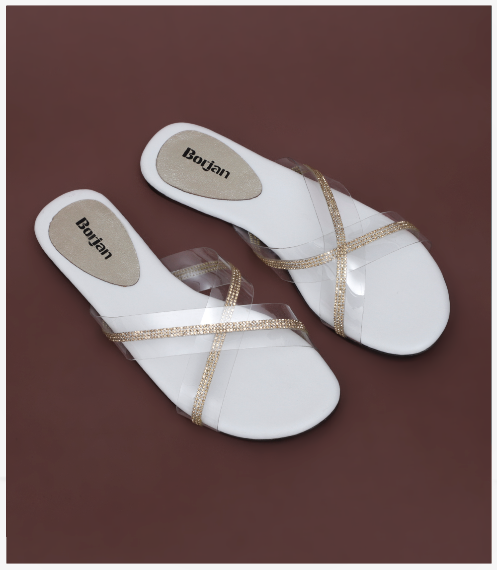 bw8043 white slipper casual women