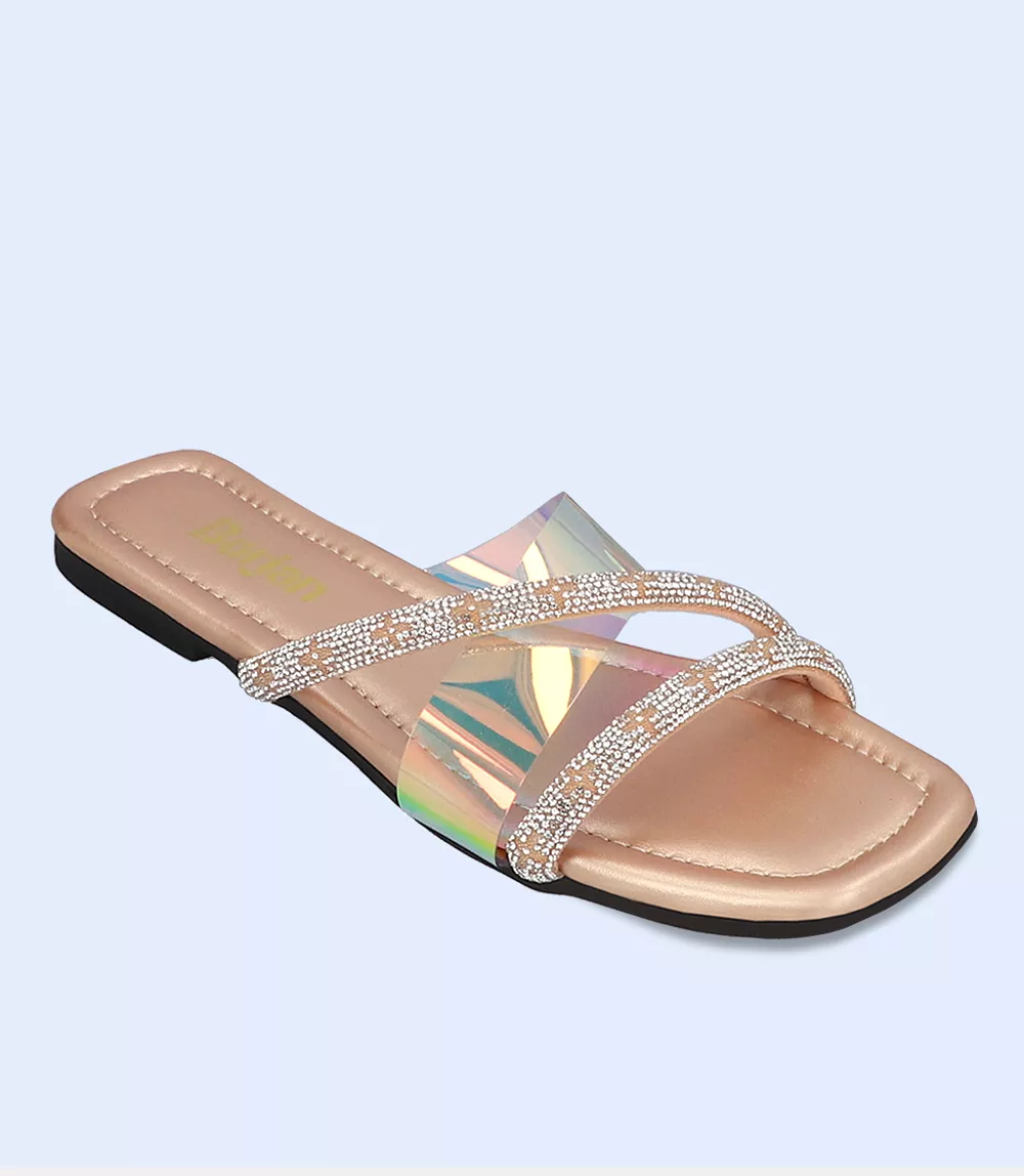 BW8360 Casual Slipper - Rose Gold