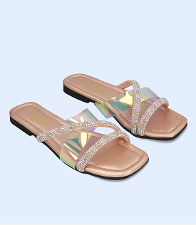 BW8360 Casual Slipper - Rose Gold