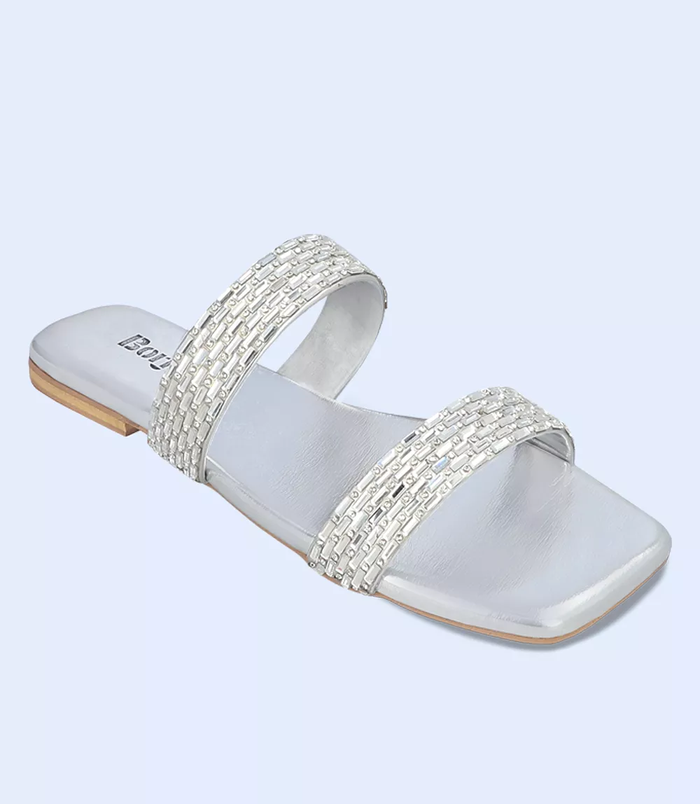 BW8749 Women's Formal Slipper - Silver