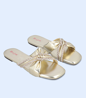 BW8759-GOLDEN Women's Formal Slipper