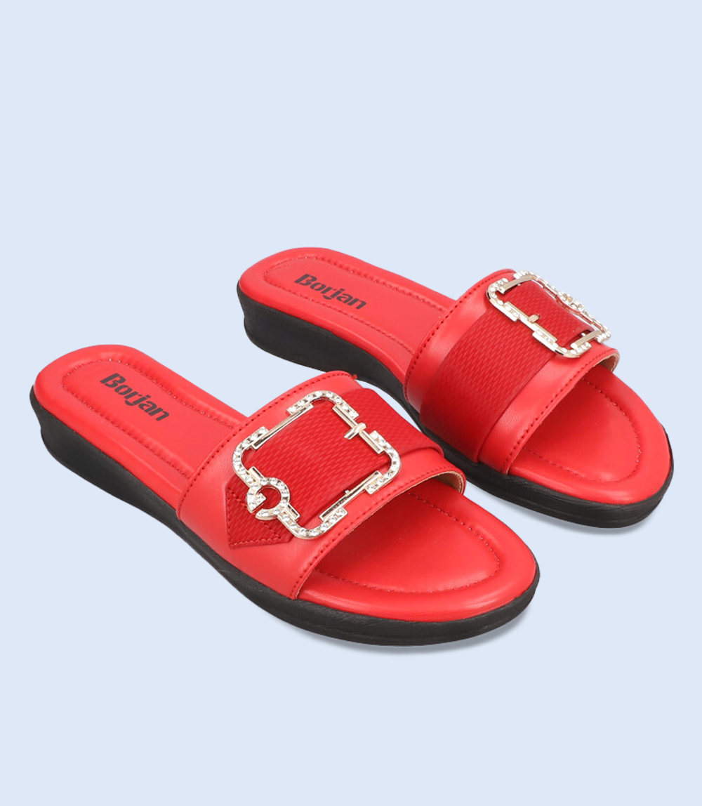 BW9197-RED Women Casual Slipper - Buy Now!