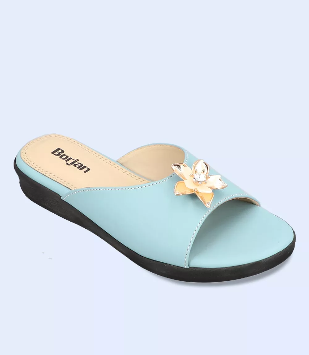 BW9198 women's casual slipper - ice blue