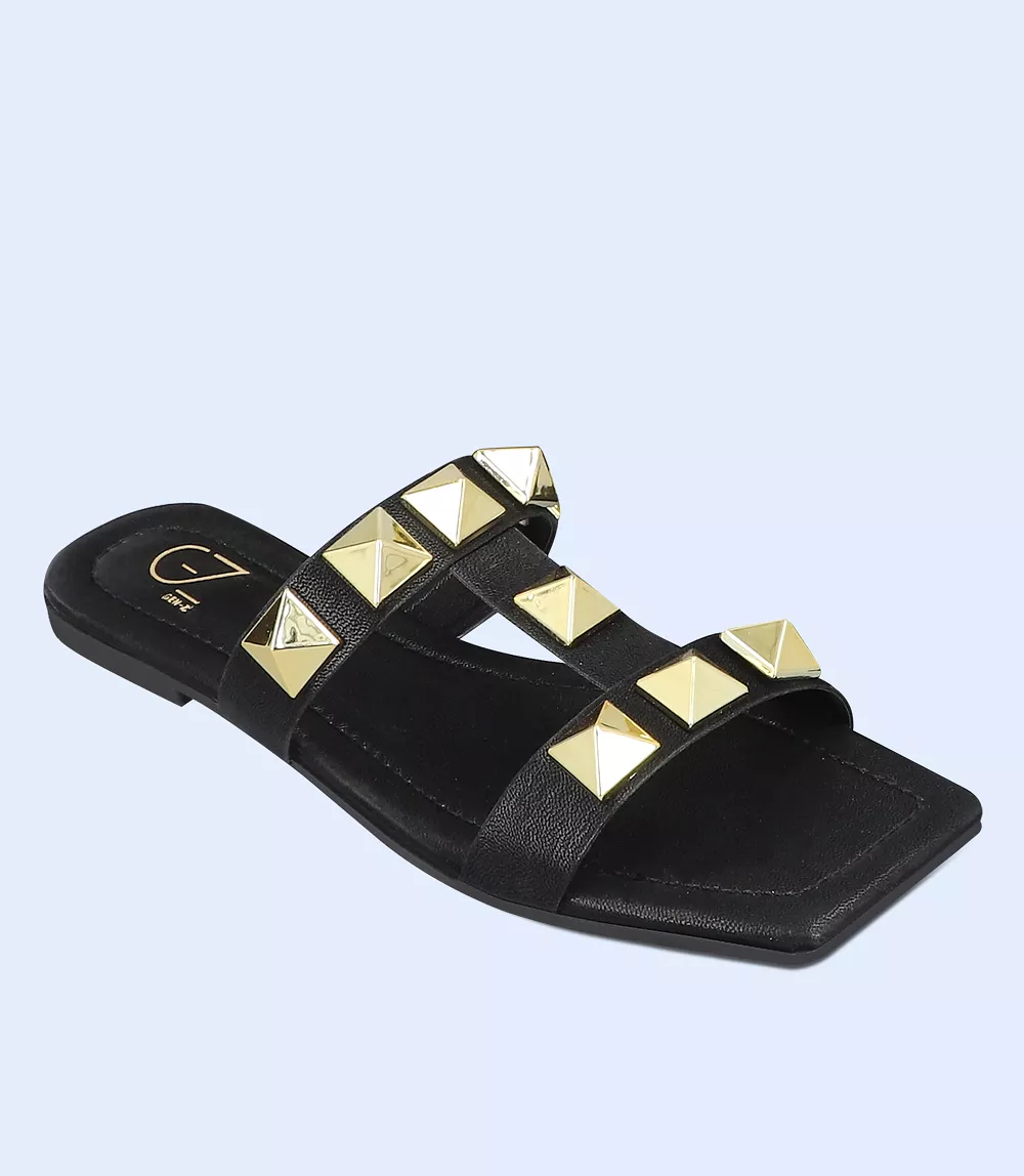 BW9475 Black Casual Women Slipper.