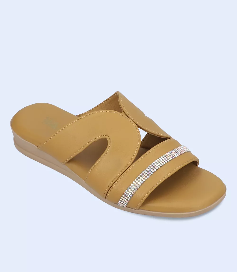 BW9521 Mustard Women Slipper