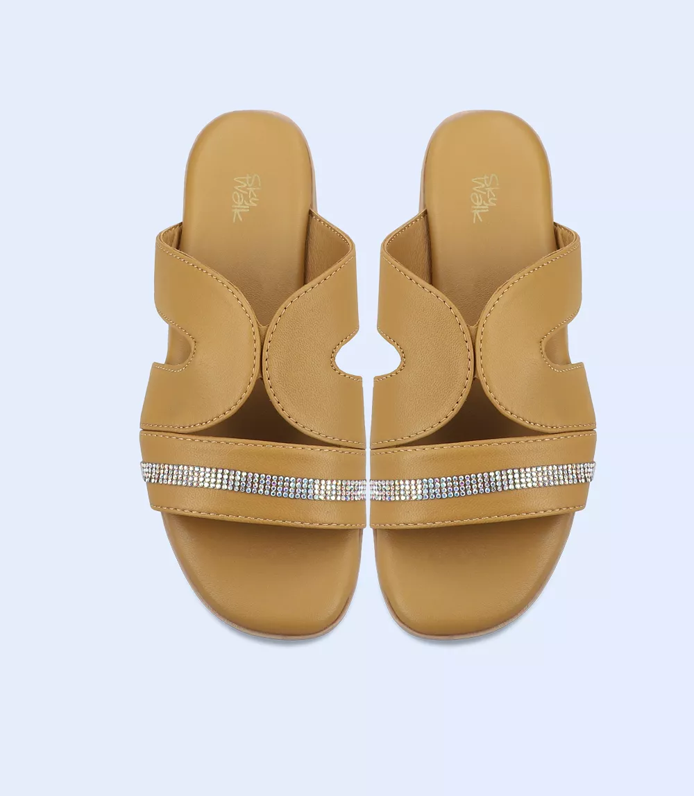 BW9521 Mustard Women Slipper