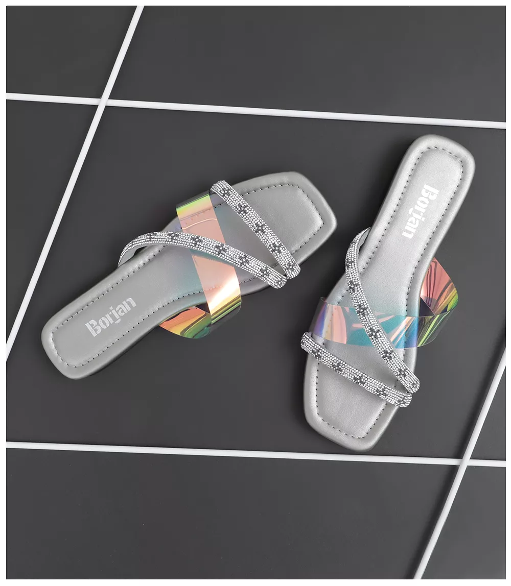 Casual Slipper for Women in Grey