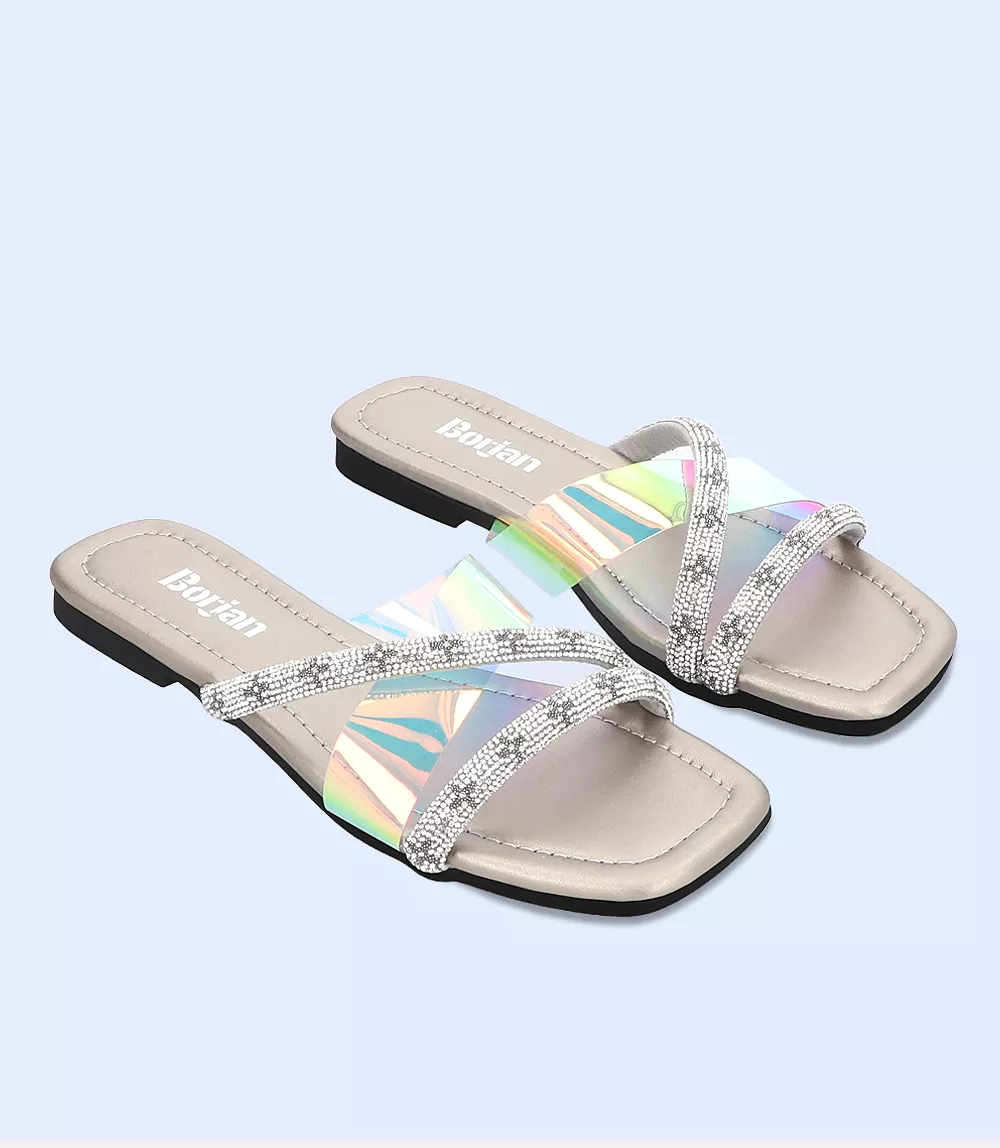 Casual Slipper for Women in Grey