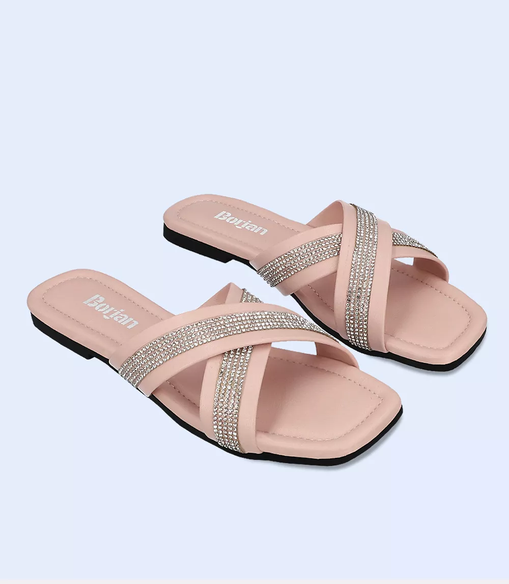 Casual Slipper for Women in Pink - BW8358 Tea Product