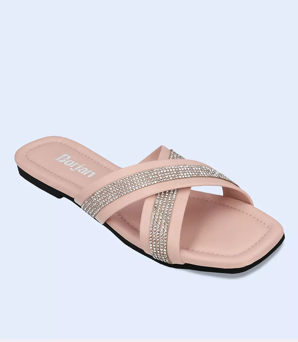 Casual Slipper for Women in Pink - BW8358 Tea Product