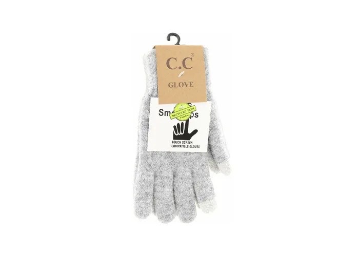 C.C Soft Knit Gloves for Women