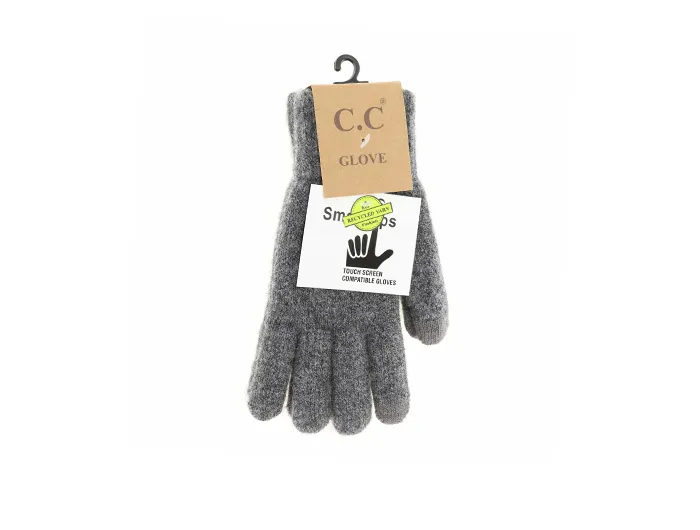 C.C Soft Knit Gloves for Women