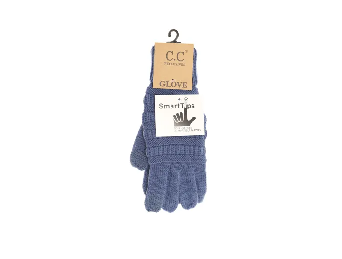 C.C Women's Cable Knit Gloves