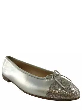 Chanel cap toe ballet flats size 9.