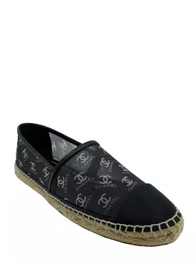 Chanel Mesh Grosgrain CC Espadrille Flats Size 6 - Buy Online