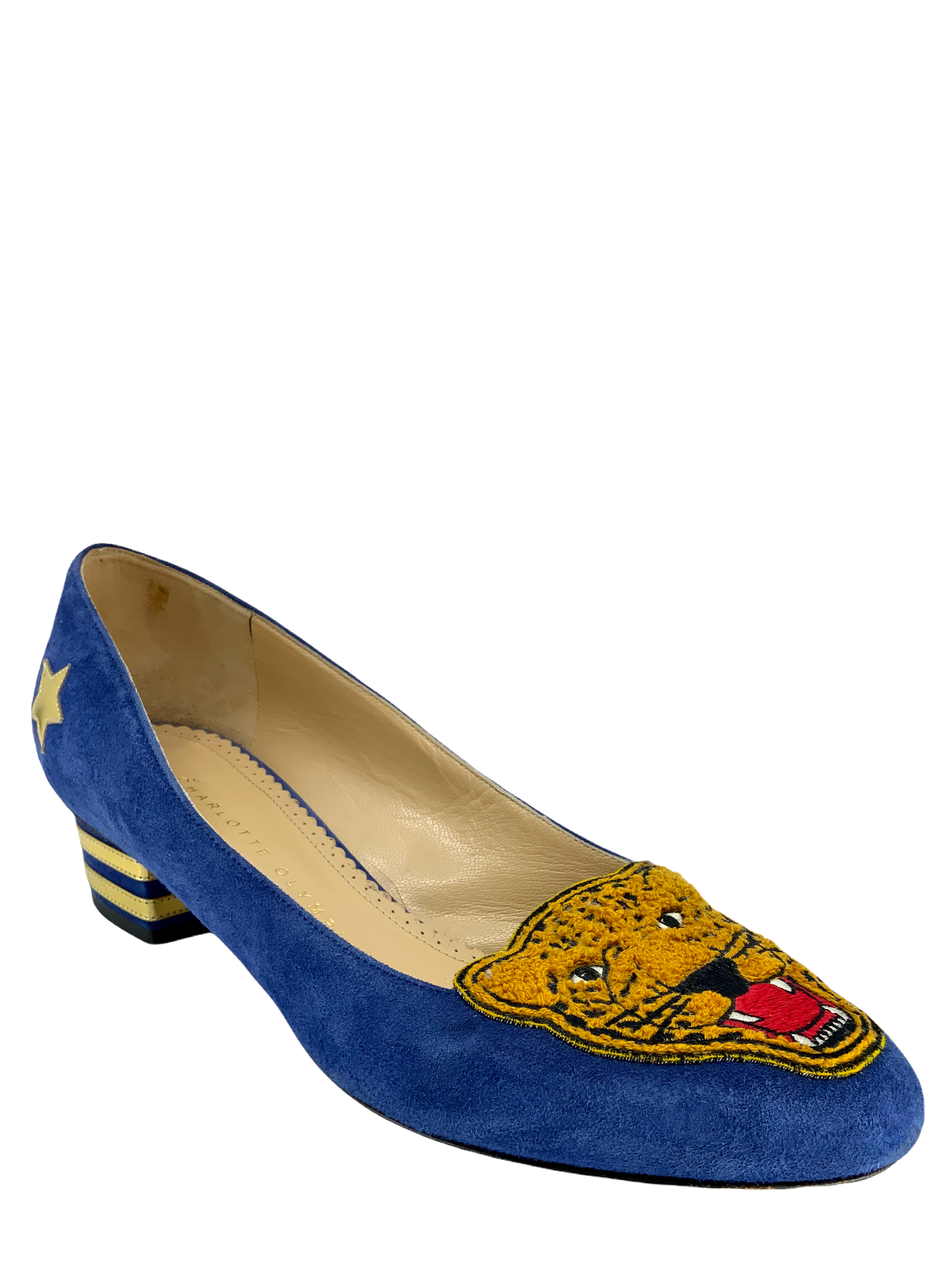 Charlotte Olympia size 7 mascot flats