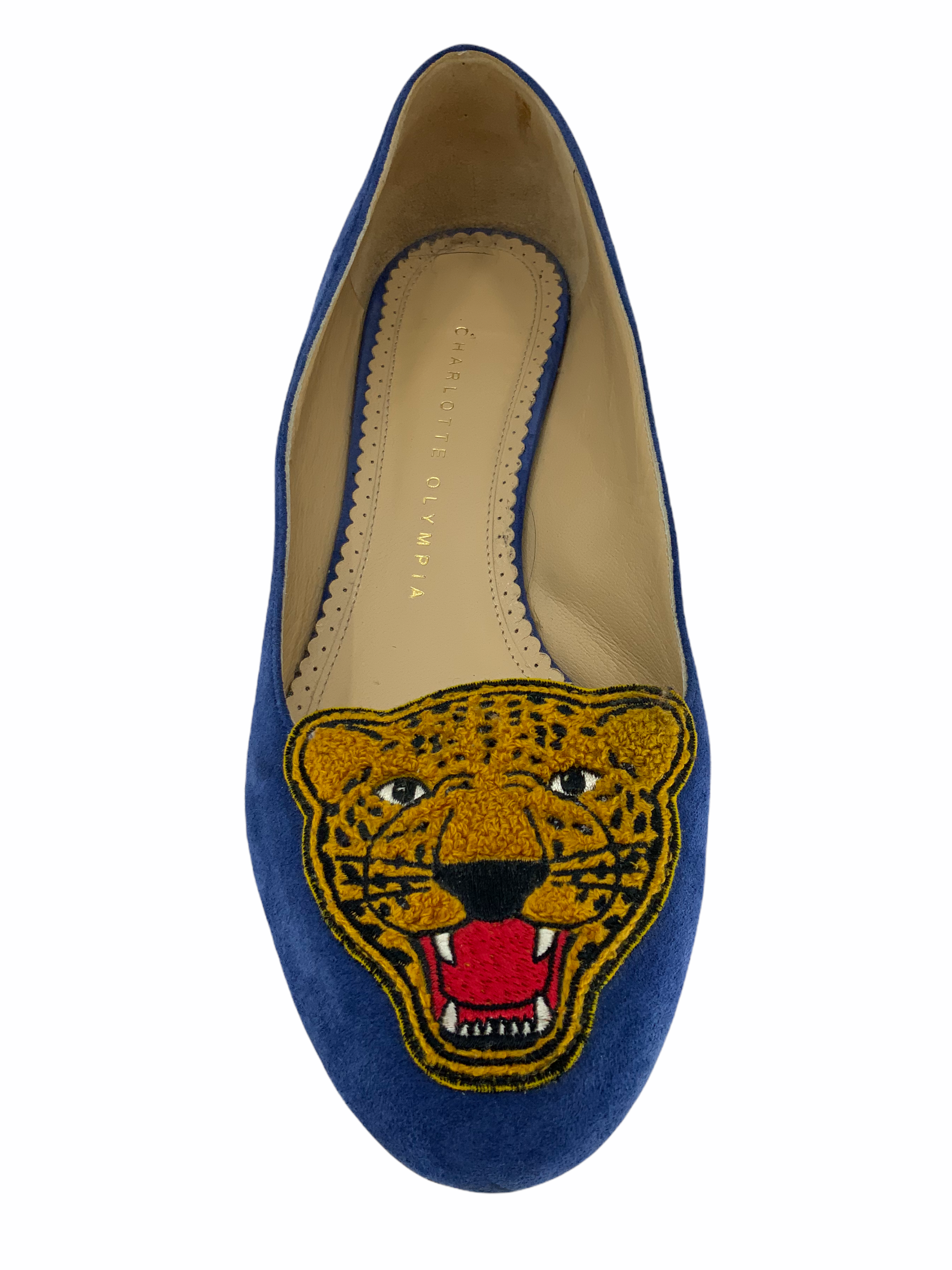 Charlotte Olympia size 7 mascot flats