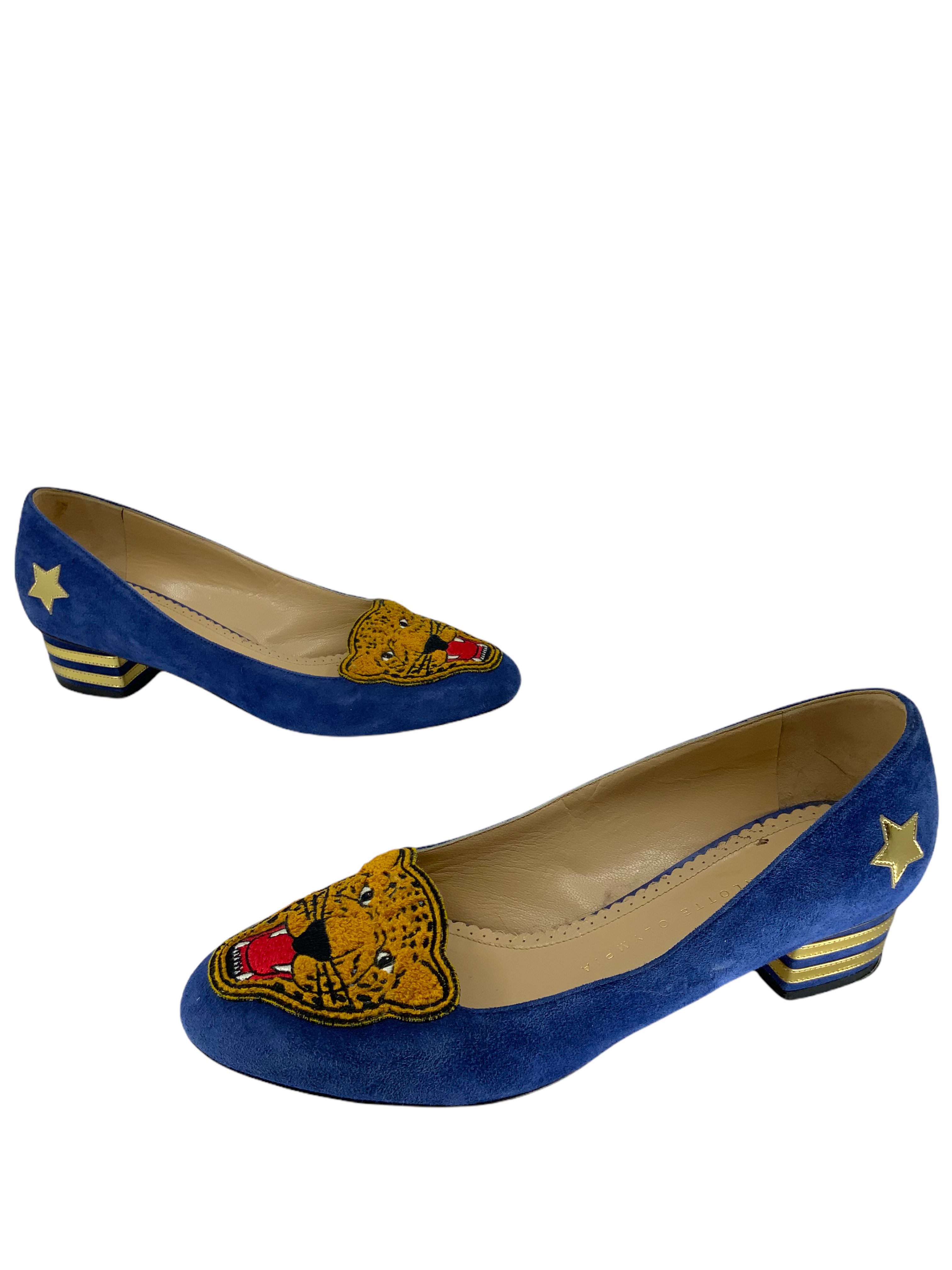 Charlotte Olympia size 7 mascot flats