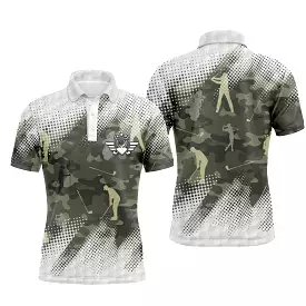 Chiptshirts - Golf Polo Shirt, Unique Gift Idea for Golf Fans, Unisex Golf Polo Shirt, Camouflage Golf Design - CTS25052220