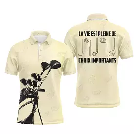 Chiptshirts - Polo Golf, Original Gift for Golf Fans, Men and Women's Sport Polo, Golf Club, Life is Full Of.