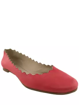 Chloe Lauren Leather Ballet Flats, Size 7.5