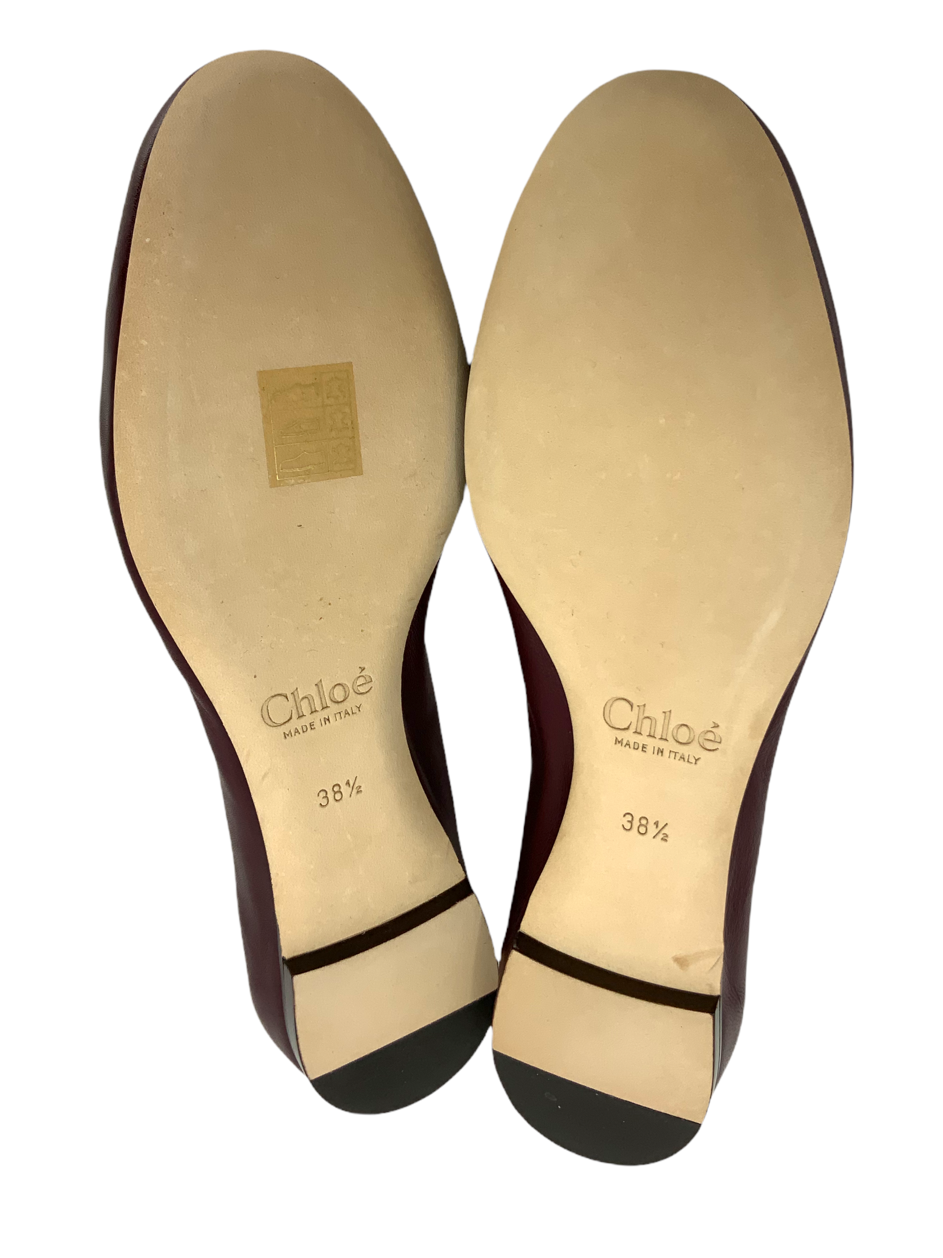 Chloe Lauren Leather Ballet Flats Size 8.5 - Brand New