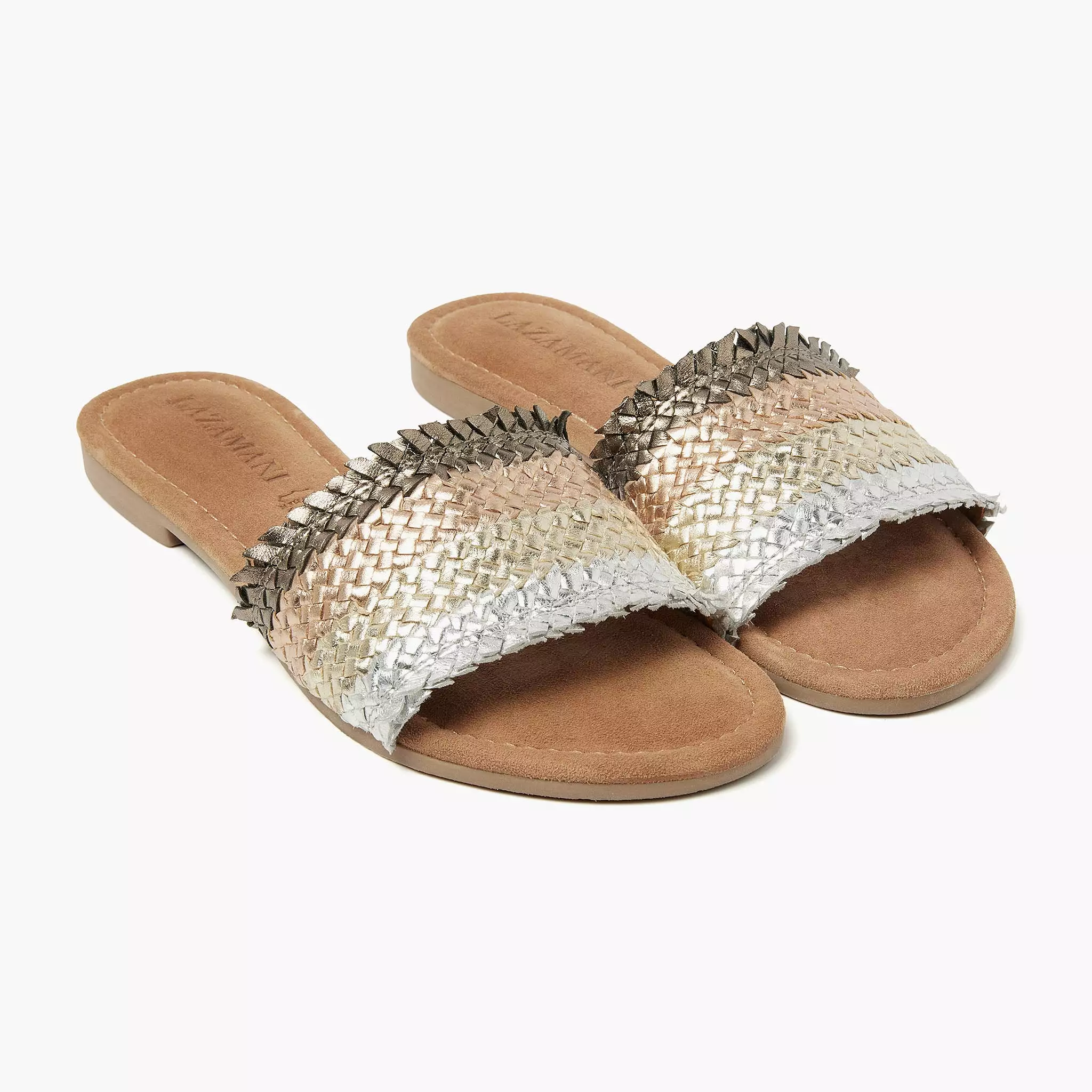 Chloe Women's Gold Slippers