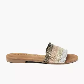 Chloe Women's Gold Slippers