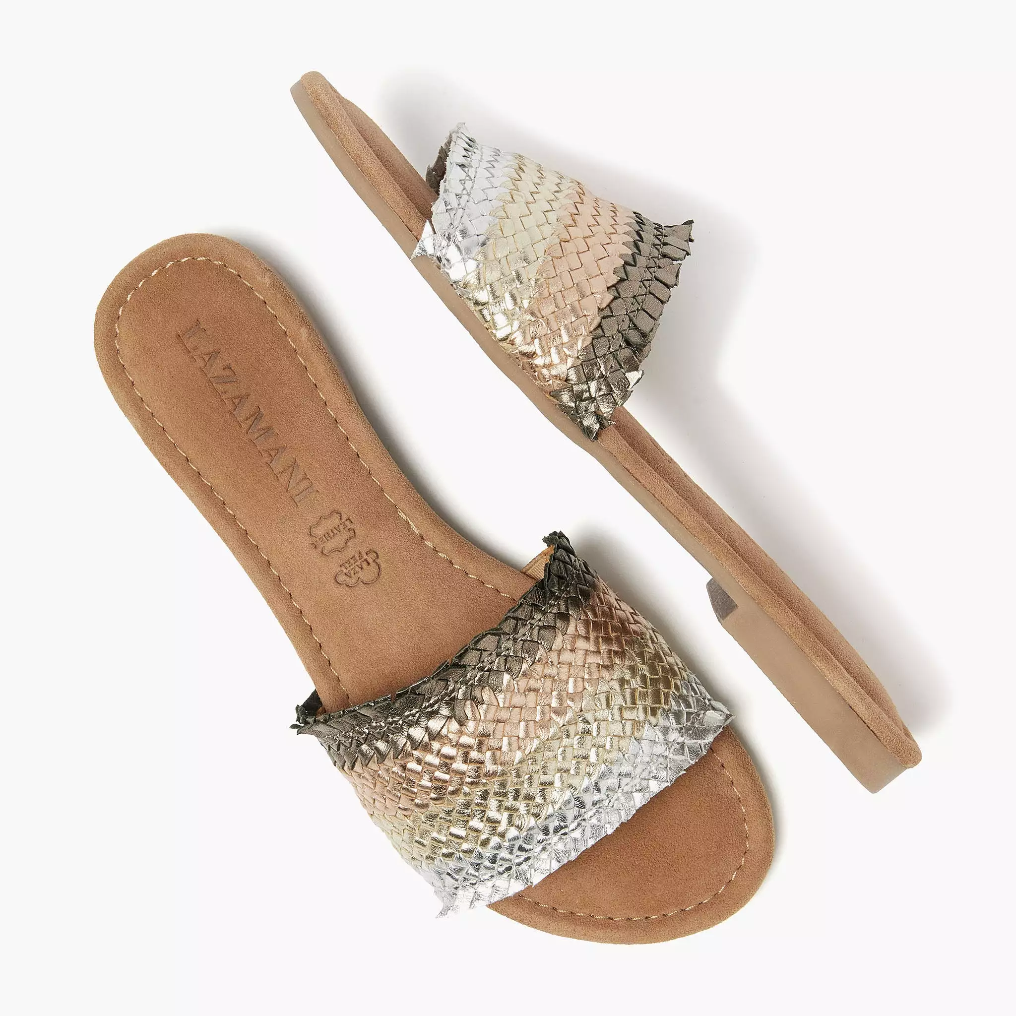 Chloe Women's Gold Slippers