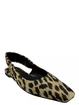 Christian Dior leopard print slingback heels size 7.