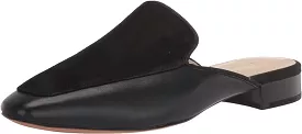 Cole Haan Perley Black Leather Suede Mules - Slip On Classic Shoes