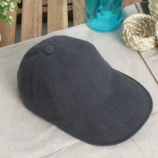 Cool Summer Linen Solid Baseball Caps Hats Velcro Wire Wide Brim Unique Novelty Unisex Mens Womens Adjustable Korean Kpop Style 