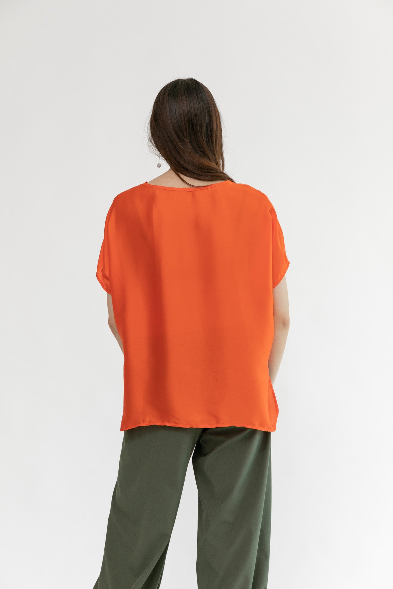 Cropped Tee in Saffron - Shop Now